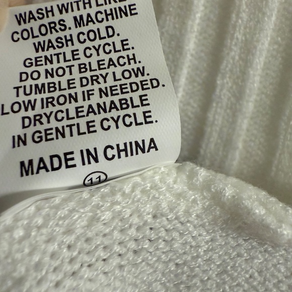 Women’s Long Sleeve Wrap V-Neck Ribbed Knit A line Sweater Dress - Picture 7 of 8